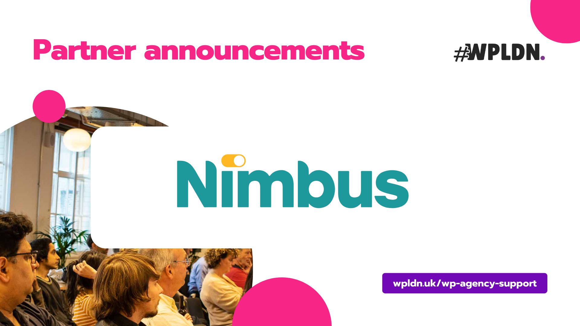 Nimbus partner announcements and event attendees